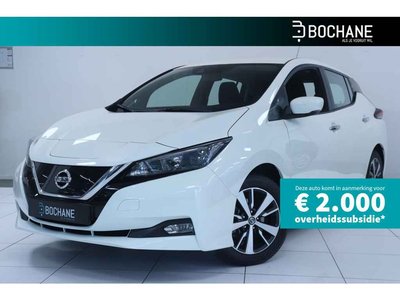 Nissan LEAF 40 kWh Acenta | Navi | Clima | Achteruitrijcamera | Bluetooth | LMV | All-seasons |