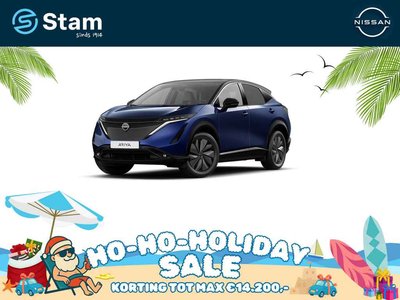 Nissan ARIYA 63kWh Batterij 217 1AT Advance + Panoramisch dak + 22 kW ingebouwde lader