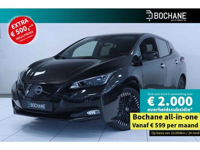 Nissan LEAF 39 kWh N-Connecta | Facelift | Navi | LED | PDC + 360 camera | Clima | Cruise | Stoelverw.| all-seasons | 100% ELEKTRISCH !