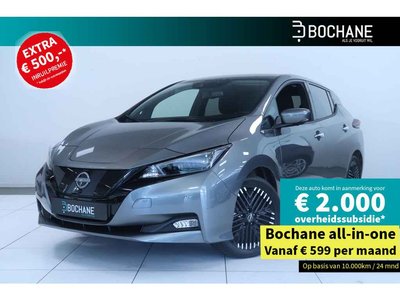 Nissan LEAF 39 kWh N-Connecta | Facelift | Navi | LED | PDC + 360 camera | Clima | Cruise | Stoelverw.| all-seasons |